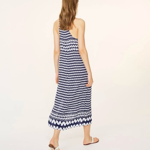 Tory Burch Windwell Midi Dress Cover-up Navy Blue, Beach Cruise Size XS - Picture 2 of 10